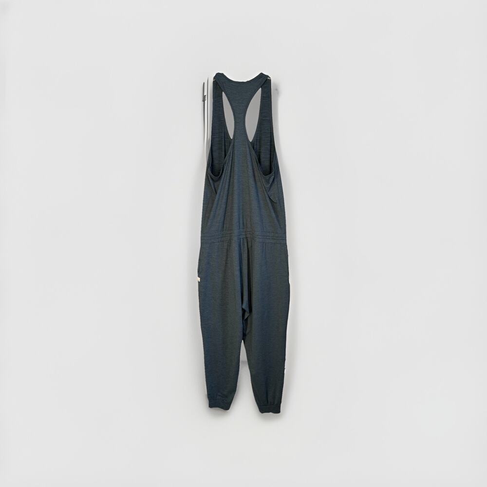 Vuori Lux Jumpsuit Romper Blue VW426 Med Racerback Jogger DRAWSTRING WAIST - Picture 9 of 9